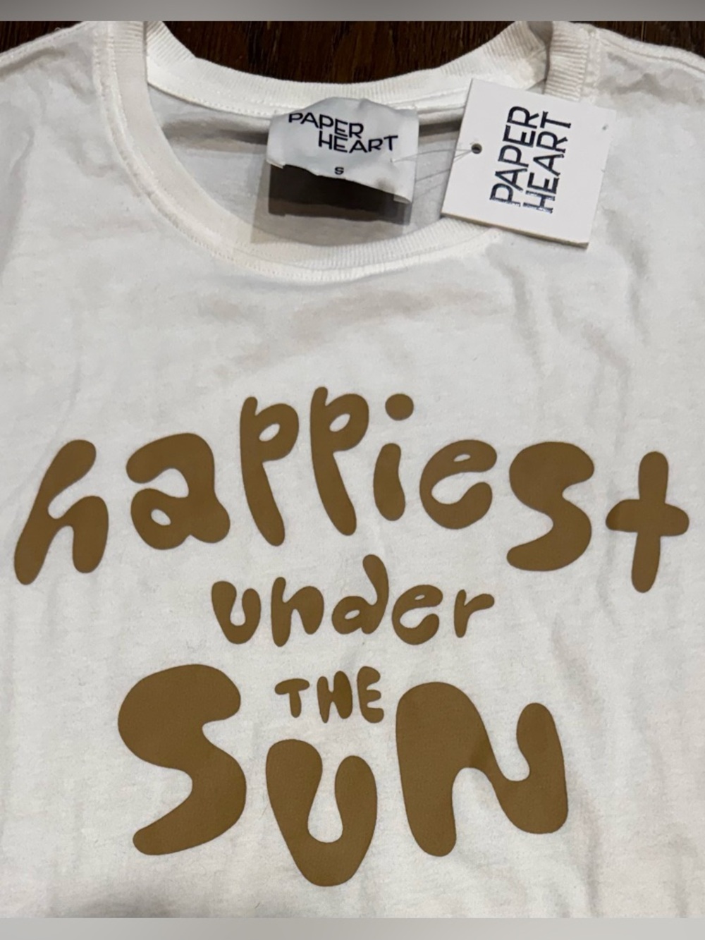 NWT Happiest Under The Sun Graphic Tee - Picture 3 of 4